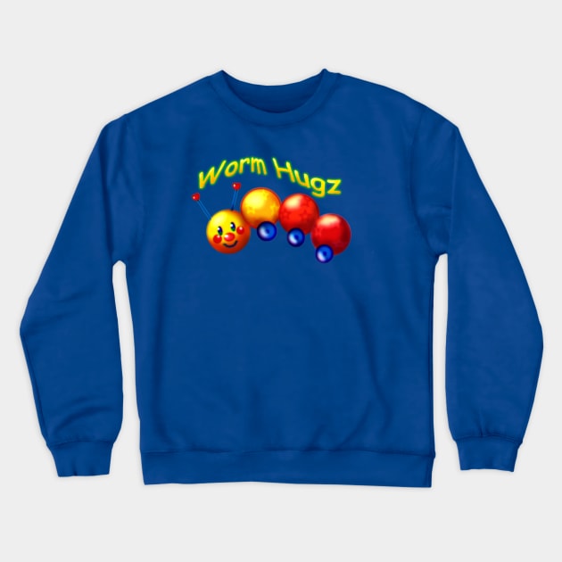 Worm Hugz Crewneck Sweatshirt by Fr0ggee